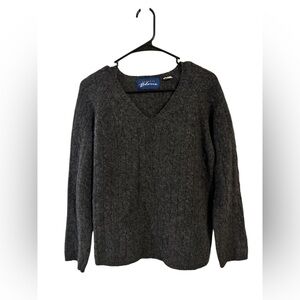 Express Bleus Vintage Wool Cable knit Sweater -Cozy Classic